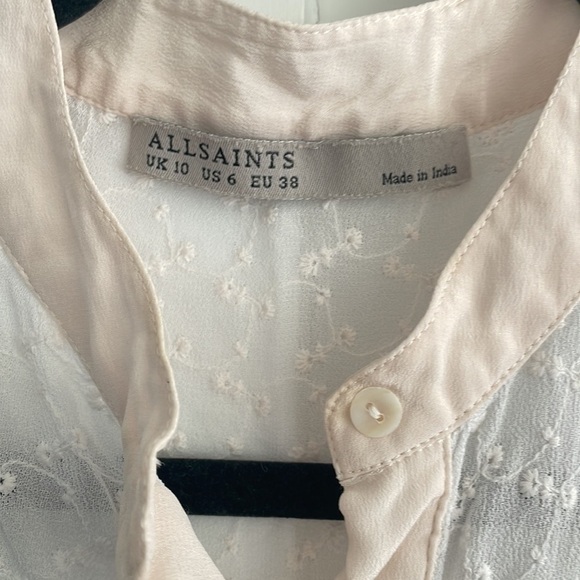 All Saints Sheer Embroidery Tunic - Picture 5 of 8